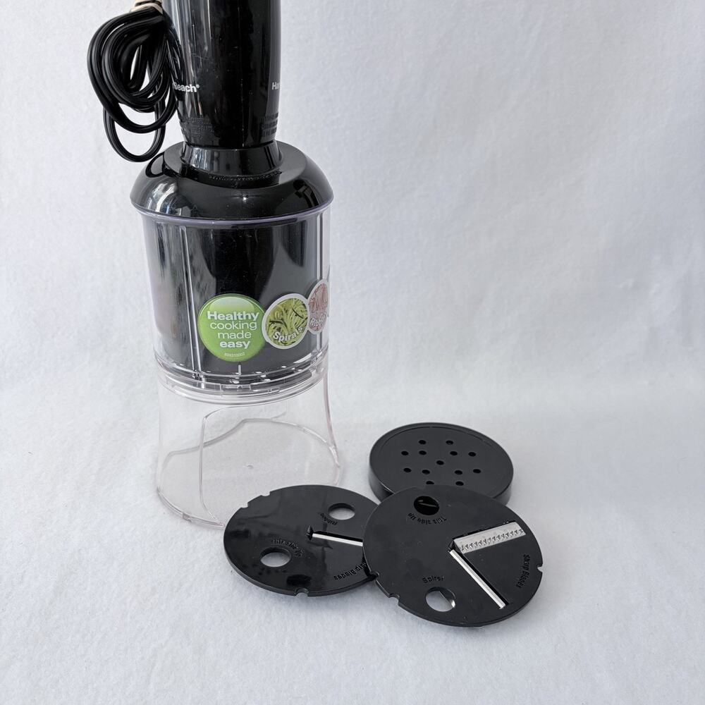 Hamilton Beach 3-in-1 Spiralizer Hand Blender for Food Fun Model 59998 VGUC
